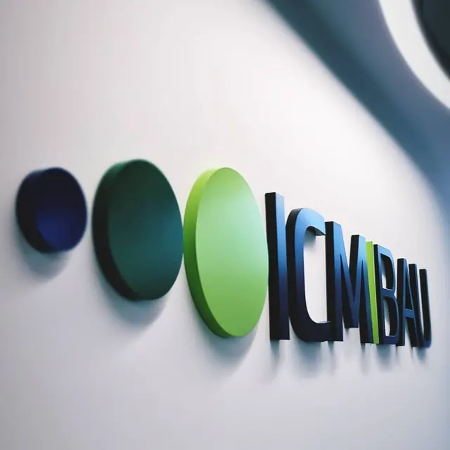 ICM BAU AG — Logos & lettres d'exception, Zürich
